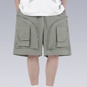 Green-Beige Cargo Shorts